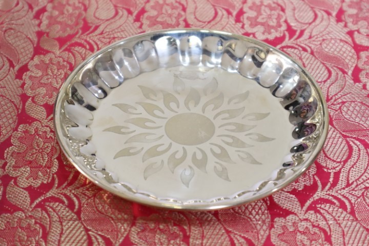 Puja Plates Size 16cm/6inch
