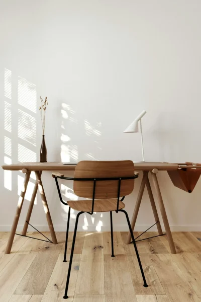 study table with storage