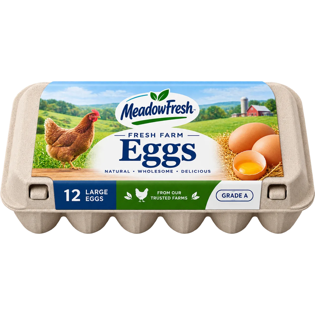 Farm Fresh White Eggs