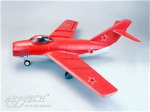 PNP 64mm Art-Tech 4 Channel MiG-15 3D Radio Remote Control Electric Ducted Fan RC Fighter Jet 