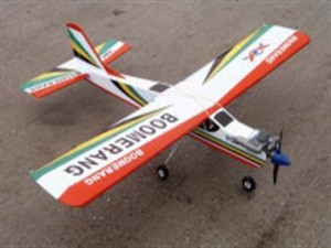 Nitro Powered Engine Balsa BOOMERANG TRAINER .46