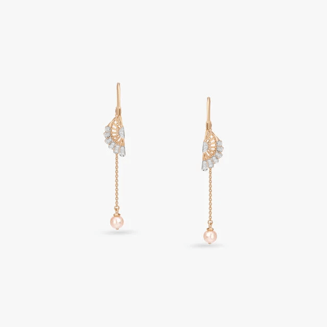 Drift Wing Diamond Drop Earrings
