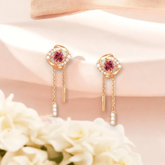 Love Spark Diamond Earrings Diamond Drop Earrings