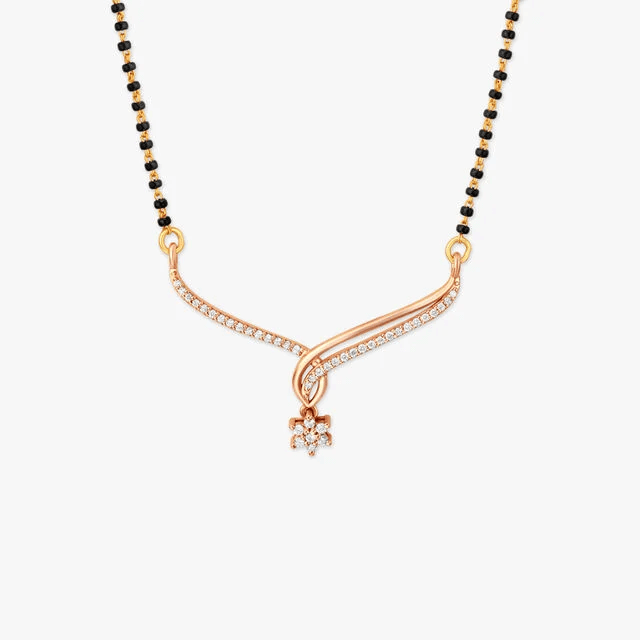 Stylish Floral Mangalsutra