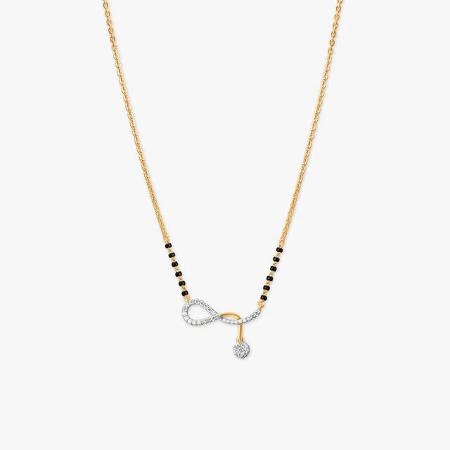 Infinity Charm Diamond Mangalsutra