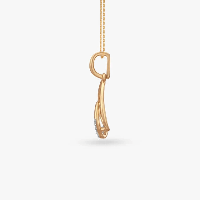 Inner Arc Diamond Pendant