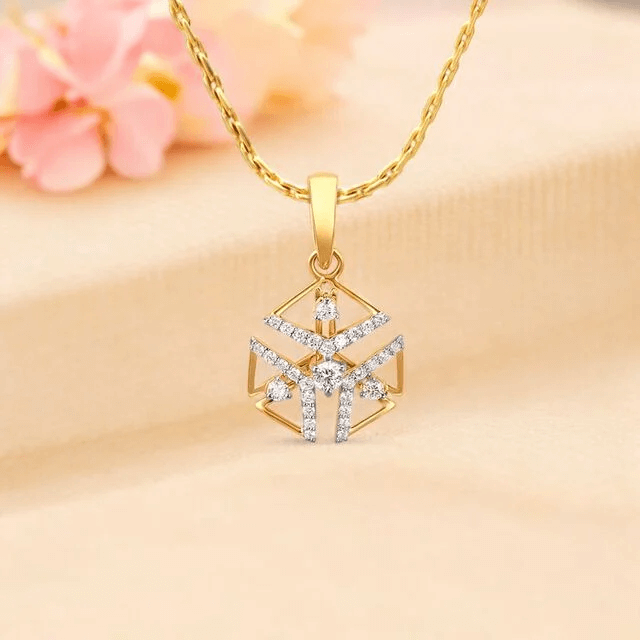 Prism of Light Diamond Pendant