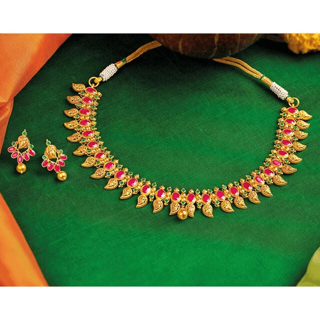 Vibrant Traditional Necklace Set