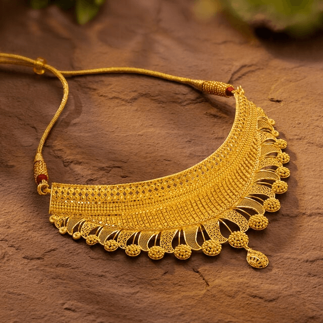 Fluid Grace Gold Necklace Set