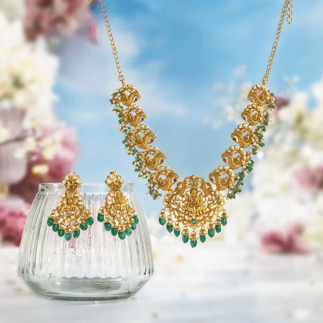 Blissful Gold Necklace Set