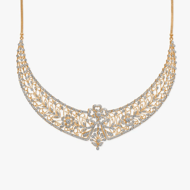 Elegance Entwined Diamond Necklace Set
