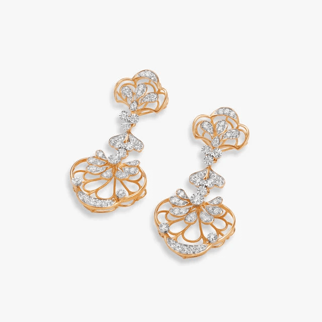 Gilded Whisper Diamond Necklace Set