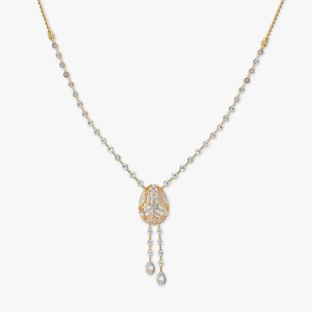 Tranquil Beauty Diamond Necklace Set