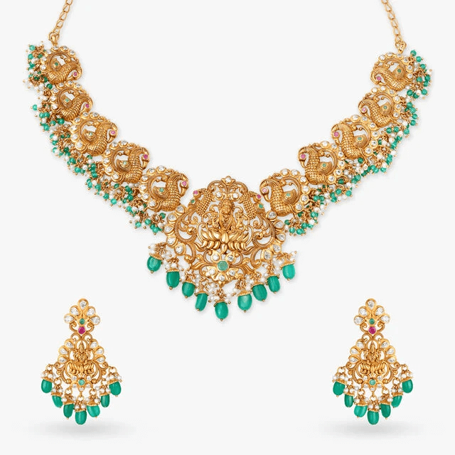 Blissful Gold Necklace Set