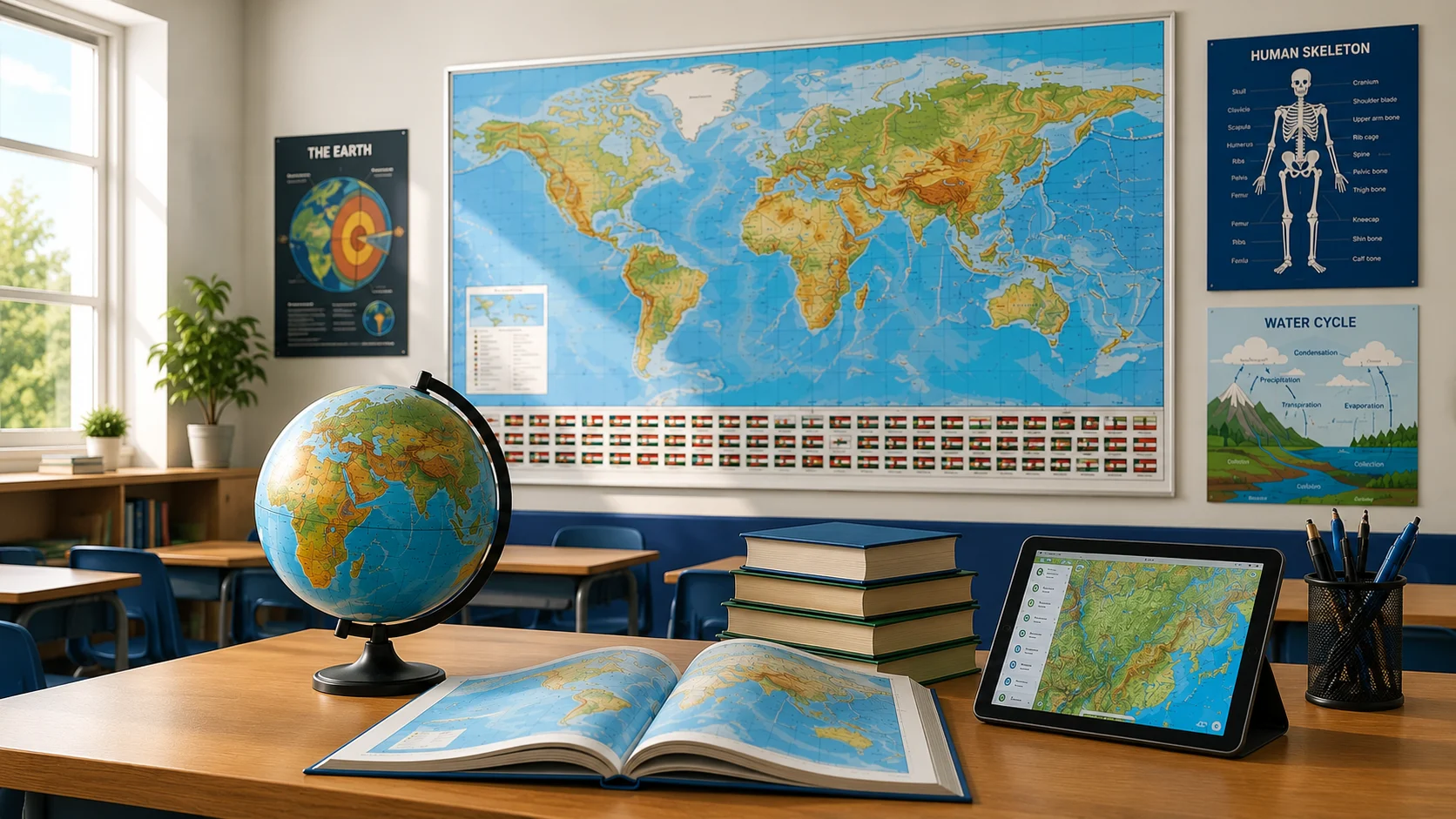Visual learning systems for classrooms and institutions
