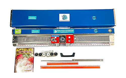 Dynamic White Tiger Knitting Machine: 180 SPM, Stainless Steel